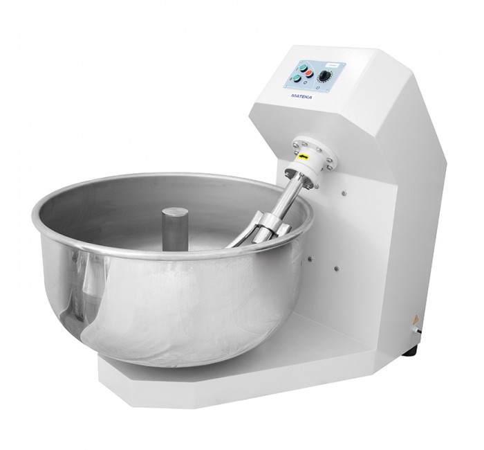 Mateka HYM 1000DT Hamur Yoğurma Makinesi, 2 Hız, 200 kg, 400V (Zaman saati, acil stop)