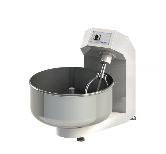 Mateka HYM 900KT Kapaklı Hamur Yoğurma Makinesi, 125 kg, 400V (Zaman saati, acil stop, Switch)