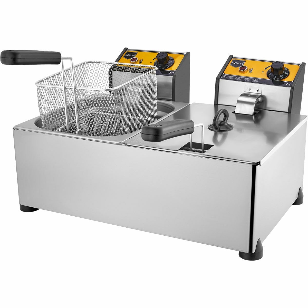 Remta R93 Elektrikli 5+5 Lt. Fritöz